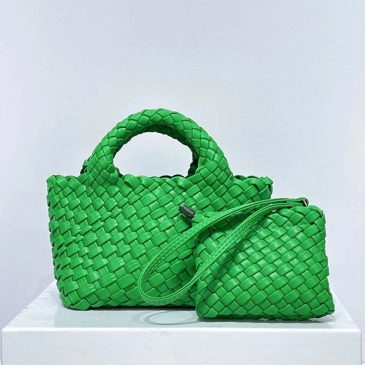Cross-border Fashion Chain Bag Hand-woven Bag Women's Vegetable Basket Small Bag Han Feng Shoulder Bag Crossbody Bag