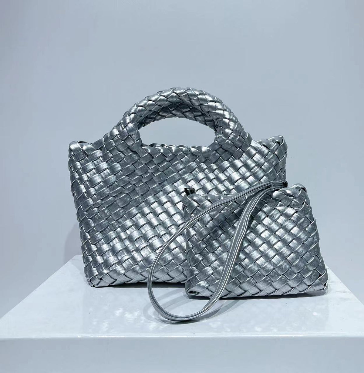 Cross-border Fashion Chain Bag Hand-woven Bag Women's Vegetable Basket Small Bag Han Feng Shoulder Bag Crossbody Bag