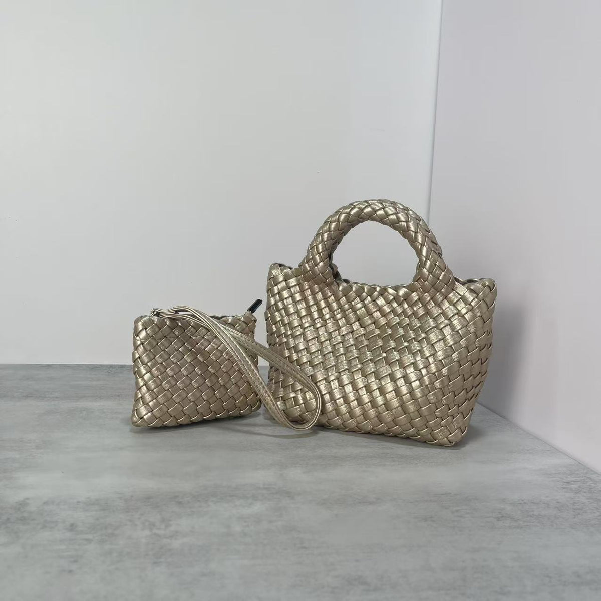 Cross-border Fashion Chain Bag Hand-woven Bag Women's Vegetable Basket Small Bag Han Feng Shoulder Bag Crossbody Bag