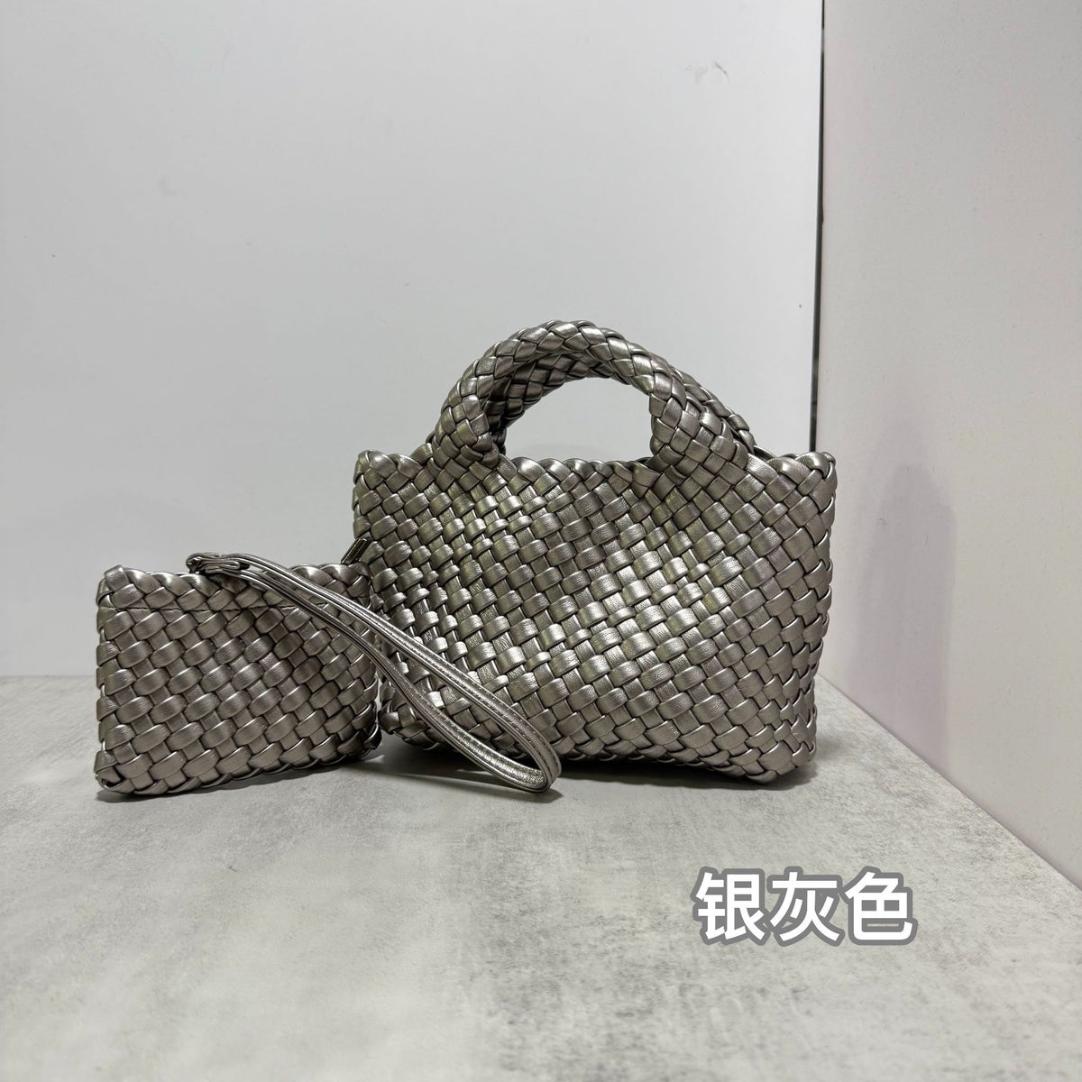 Cross-border Fashion Chain Bag Hand-woven Bag Women's Vegetable Basket Small Bag Han Feng Shoulder Bag Crossbody Bag